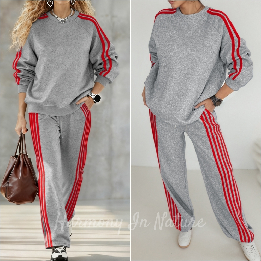 Gray Day Sweatshirt and Pants Set